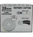 Recambio Cuchillas Olfa para Cutter 28 mm