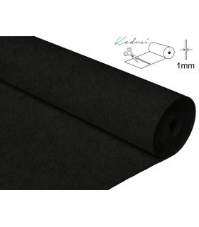 Felt by meters Black 1mm thickness