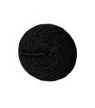 Black braided thread cord for crochet