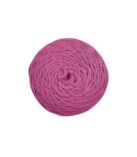 Fuchsia braided thread cord for crochet