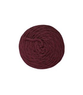 Cordon de fil tressé couleur Berengena pour crochet