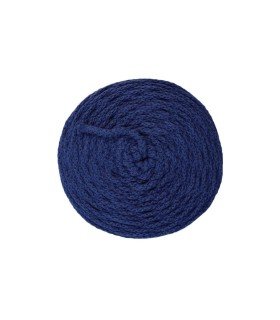 Blue braided thread cord for crochet