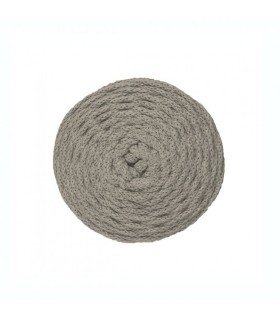 Cordon de fil tressé gris pour crochet