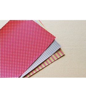 Set of 3 cotton textile adhesive sheets to decorate from Daily Like daily christma