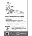 Recamvios de cuchillas para Cutter rotativo de 45 mm