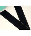 Black adhesive velcro 50mm soft (astracan)