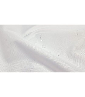 White waterproof outdoor fabric. Make with outdoor fabric