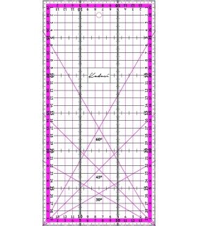 Patchwork ruler 15x30 pink