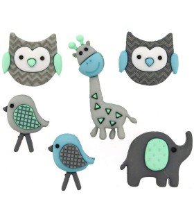 Boutons animaux décoratifs pour patchwork