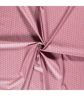 Fabric flowers pink background 100% cotton