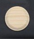 Support, round solid pine wood base to decorate