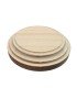 Support, round solid pine wood base to decorate