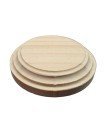 Support, round solid pine wood base to decorate