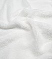 Tissu shearling blanc naturel