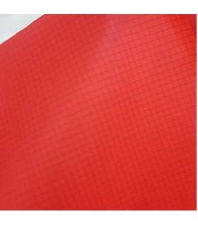 Light red waterproof fabric for linings, umbrellas and more