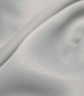 Opaque black out fireproof fabric in pearl gray color