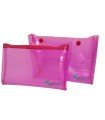 Plastique PVC coloris et rose transparent pour confectionner sacs, accessoires