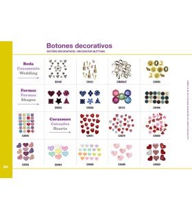 Decorative buttons for patchwork and other crafts