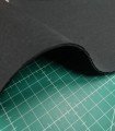 Black neoprene fabric