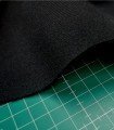 Black neoprene fabric