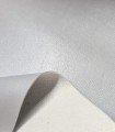 Fireproof white leatherette for interior and exterior