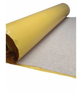 Adhesive carpet for upholstering the floor and trunk of cars, vans and boats