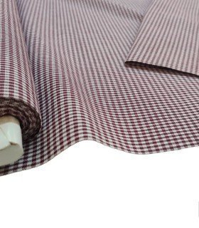 Cotton gingham fabric