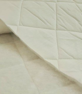 Tissu en feuille matelassé double largeur avec nappa