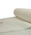 Tissu en feuille matelassé double largeur avec nappa