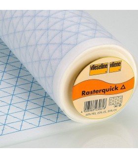 Triangular squared Rasterquik non-woven interlining for patchwork