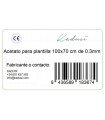 Plantilla de acetato para plantillas de patchwork.