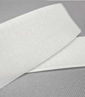 Velcro to sew 50mm white hook