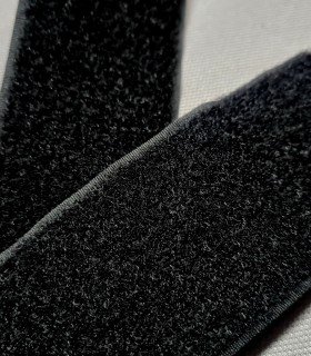 Velcro coser 50mm negro suave (loop)