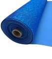 Electric blue glitter EVA foam