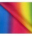 Lightweight waterproof rainbow fabric for linings, umbrellas and more rainbow print