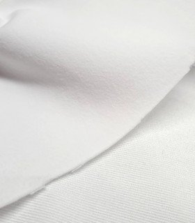 Suede fabric for upholstery Alcantara white color