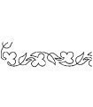 Fantástica plantilla para realizar acolchados con un diseño de cenefa inmejorable y atractivo. Diseño de acolchado que te ayudar